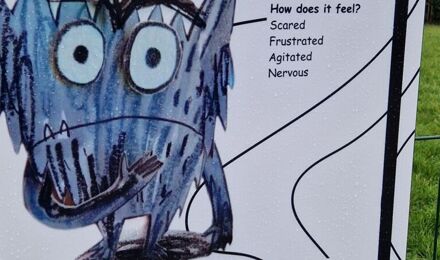 worried colour monster